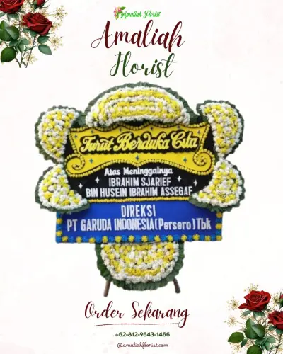 Papan Bunga Duka di Damarraja